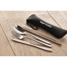 Carica l&#39;immagine nel visualizzatore di Gallery, 5 SERVICE - Nero - CASA E VIVERE - Midocean - Home &amp; Living, Kitchen Accesories, Set Posate In Acciaio Inox Mo6149