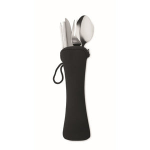 5 SERVICE - Nero - CASA E VIVERE - Midocean - Home & Living, Kitchen Accesories, Set Posate In Acciaio Inox Mo6149