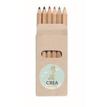Carica l&#39;immagine nel visualizzatore di Gallery, ABIGAIL - Multicolore - SCRIVERE - Midocean - Pencil, Set 6 Matite Colorate Kc2478, Writing