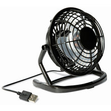 Carica l&#39;immagine nel visualizzatore di Gallery, AIRY - Nero - TEMPO LIBERO - Midocean - Fan, Leisure, Ventilatore Con Cavo Usb Mo8763
