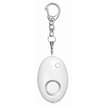Carica l&#39;immagine nel visualizzatore di Gallery, ALARMY - bianco - PREMI - Midocean - Key Rings / Chains /, Portachiavi Con Allarme Mo8742, Premiums