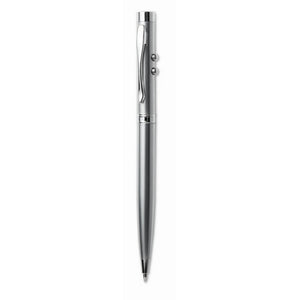 ALASKA - Argento - UFFICIO - Midocean - Laser Pointer, Office, Penna A Sfera Multifunzione Mo8193