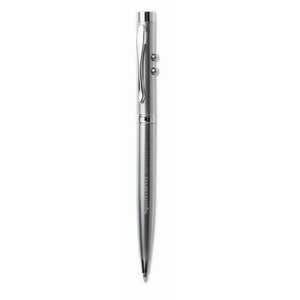 ALASKA - Argento - UFFICIO - Midocean - Laser Pointer, Office, Penna A Sfera Multifunzione Mo8193