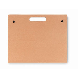 ALBERTA - Beige - UFFICIO - Midocean - Office, Porta Blocnotes In Cartone Mo7411, Portfolio / Conferen