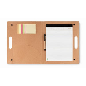 ALBERTA - Beige - UFFICIO - Midocean - Office, Porta Blocnotes In Cartone Mo7411, Portfolio / Conferen