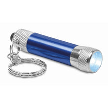 Carica l&#39;immagine nel visualizzatore di Gallery, ARIZO - Blu - PREMI - Midocean - Key Rings / Chains /, Premiums, Torcia In Alluminio Portachiav Mo8622