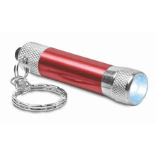 Carica l&#39;immagine nel visualizzatore di Gallery, ARIZO - rosso - PREMI - Midocean - Key Rings / Chains /, Premiums, Torcia In Alluminio Portachiav Mo8622