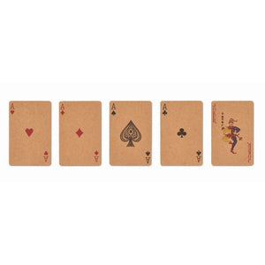 ARUBA DUO - Legna - TEMPO LIBERO - Midocean - 2 Mazzi Di Carte In Carta Ricicmo6518, Games, Leisure