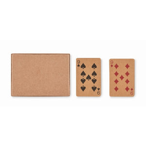 ARUBA DUO - Legna - TEMPO LIBERO - Midocean - 2 Mazzi Di Carte In Carta Ricicmo6518, Games, Leisure