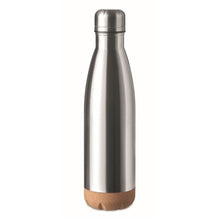Carica l&#39;immagine nel visualizzatore di Gallery, ASPEN CORK - Argento opaco - CASA E VIVERE - Midocean - Drinking Bottle, Home &amp; Living, Thermos Doppio Strato. 600ml Mo6313