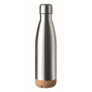 ASPEN CORK - Argento opaco - CASA E VIVERE - Midocean - Drinking Bottle, Home & Living, Thermos Doppio Strato. 600ml Mo6313