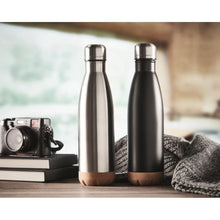Carica l&#39;immagine nel visualizzatore di Gallery, ASPEN CORK - CASA E VIVERE - Midocean - Drinking Bottle, Home &amp; Living, Thermos Doppio Strato. 600ml Mo6313