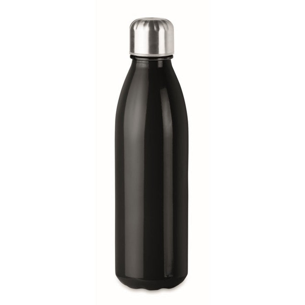 ASPEN GLASS - Nero - CASA E VIVERE - Midocean - Bottiglia In Vetro 500 Ml Mo9800, Drinking Bottle, Home & Living