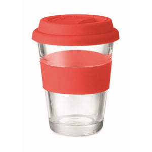 ASTOGLASS - rosso - CASA E VIVERE - Midocean - Bicchiere In Vetro. 350ml Mo9992, Cups, Home & Living
