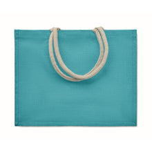 Carica l&#39;immagine nel visualizzatore di Gallery, AURA - BORSE E VIAGGIO - Midocean - Bags &amp; Travel, Borsa In Iuta. Manici In Cotonemo6443, Shopping Bag