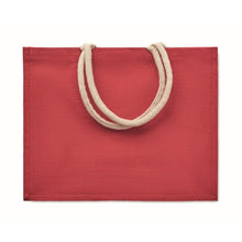Carica l&#39;immagine nel visualizzatore di Gallery, AURA - BORSE E VIAGGIO - Midocean - Bags &amp; Travel, Borsa In Iuta. Manici In Cotonemo6443, Shopping Bag