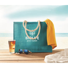Carica l&#39;immagine nel visualizzatore di Gallery, AURA - BORSE E VIAGGIO - Midocean - Bags &amp; Travel, Borsa In Iuta. Manici In Cotonemo6443, Shopping Bag