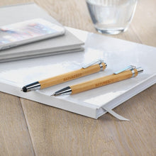 Carica l&#39;immagine nel visualizzatore di Gallery, BAMBOOSET - Legna - SCRIVERE - Midocean - Pen, Set Penna E Matita In Bambu Mo8111, Writing