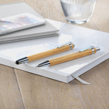 Carica l&#39;immagine nel visualizzatore di Gallery, BAMBOOSET - Legna - SCRIVERE - Midocean - Pen, Set Penna E Matita In Bambu Mo8111, Writing