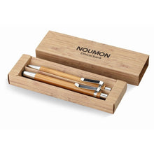 Carica l&#39;immagine nel visualizzatore di Gallery, BAMBOOSET - Legna - SCRIVERE - Midocean - Pen, Set Penna E Matita In Bambu Mo8111, Writing