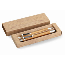 Carica l&#39;immagine nel visualizzatore di Gallery, BAMBOOSET - Legna - SCRIVERE - Midocean - Pen, Set Penna E Matita In Bambu Mo8111, Writing