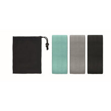 Carica l&#39;immagine nel visualizzatore di Gallery, BANDA - Nero - SPORT E RICREAZIONE - Midocean - Fitness Items, Set Di 3 Fasce Fitness Mo6449, Sports &amp; Recreation