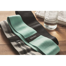 Carica l&#39;immagine nel visualizzatore di Gallery, BANDA - Nero - SPORT E RICREAZIONE - Midocean - Fitness Items, Set Di 3 Fasce Fitness Mo6449, Sports &amp; Recreation