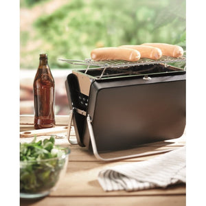 BBQ TO GO - Nero - TEMPO LIBERO - Midocean - Barbecue Portatile E Supporto Mo6358, Bbq Sets, Leisure