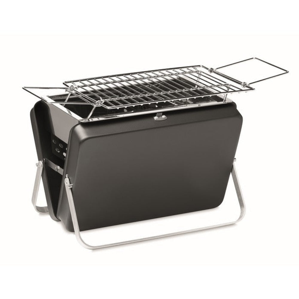 BBQ TO GO - Nero - TEMPO LIBERO - Midocean - Barbecue Portatile E Supporto Mo6358, Bbq Sets, Leisure
