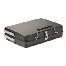 Carica l&#39;immagine nel visualizzatore di Gallery, BBQ TO GO - Nero - TEMPO LIBERO - Midocean - Barbecue Portatile E Supporto Mo6358, Bbq Sets, Leisure
