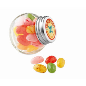 BEANDY - Multicolore - PREMI - Midocean - Barattolo Vetro Con Gelatine Kc7103, Candy, Premiums