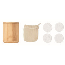 Carica l&#39;immagine nel visualizzatore di Gallery, BELLA - Legna - CURA PERSONALE - Midocean - Health, Personal Care, Set Dischetti Detergenti Viso Mo6306