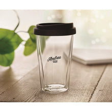 Carica l&#39;immagine nel visualizzatore di Gallery, BIELO TUMBLER - Nero - CASA E VIVERE - Midocean - Bicchiere In Vetro Mo9927, Drinking Bottle, Home &amp; Living