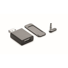 Carica l&#39;immagine nel visualizzatore di Gallery, BLOCKER SET - Nero - UFFICIO - Midocean - Computer Accesories, Office, Set Per Blocco Webcam E Dati Mo6171