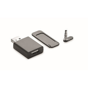 BLOCKER SET - Nero - UFFICIO - Midocean - Computer Accesories, Office, Set Per Blocco Webcam E Dati Mo6171