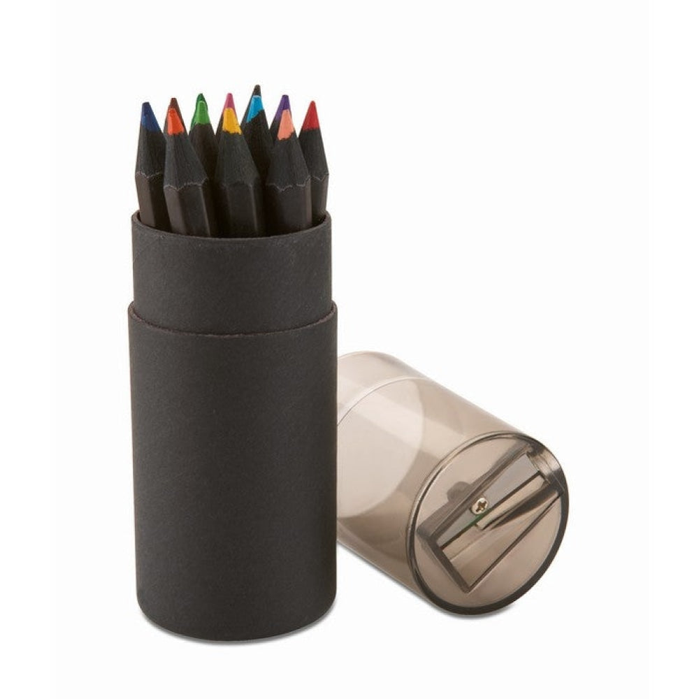 BLOCKY - Nero - SCRIVERE - Midocean - Pencil, Set 12 Matite Colorate It3630, Writing