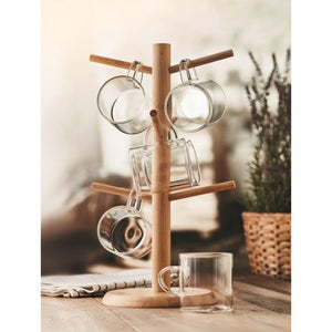 BOROCUPS - Legna - CASA E VIVERE - Midocean - Cups, Home & Living, Set Porta Tazze Mo6300
