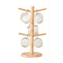 Carica l&#39;immagine nel visualizzatore di Gallery, BOROCUPS - Legna - CASA E VIVERE - Midocean - Cups, Home &amp; Living, Set Porta Tazze Mo6300