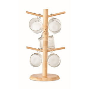 BOROCUPS - Legna - CASA E VIVERE - Midocean - Cups, Home & Living, Set Porta Tazze Mo6300
