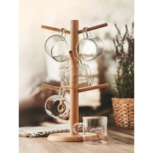 Carica l&#39;immagine nel visualizzatore di Gallery, BOROCUPS - Legna - CASA E VIVERE - Midocean - Cups, Home &amp; Living, Set Porta Tazze Mo6300