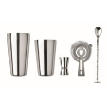 Carica l&#39;immagine nel visualizzatore di Gallery, BOSTON - Argento lucido - CASA E VIVERE - Midocean - Home &amp; Living, Set Cocktail 750ml Mo6224, Wine Accesories