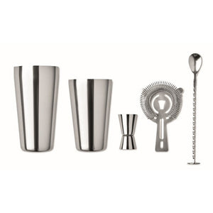 BOSTON - Argento lucido - CASA E VIVERE - Midocean - Home & Living, Set Cocktail 750ml Mo6224, Wine Accesories