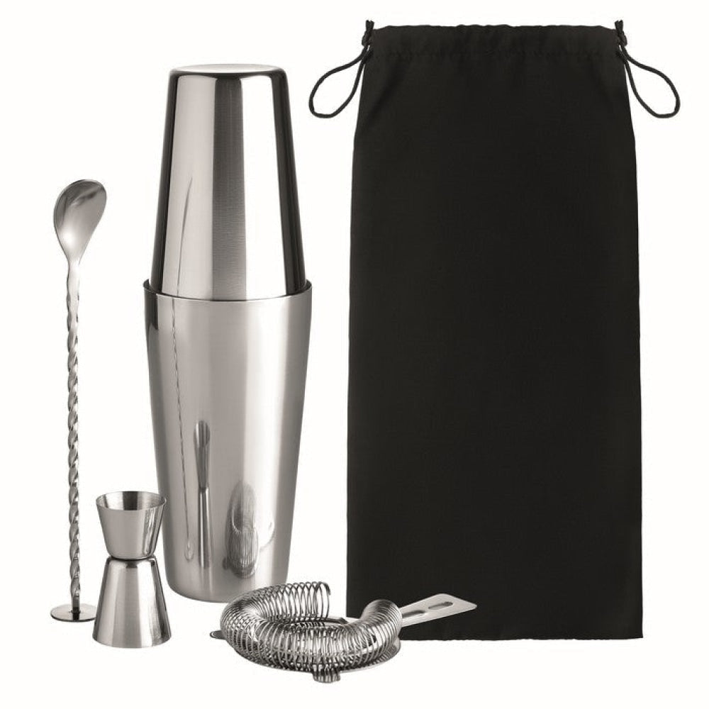 BOSTON - Argento lucido - CASA E VIVERE - Midocean - Home & Living, Set Cocktail 750ml Mo6224, Wine Accesories