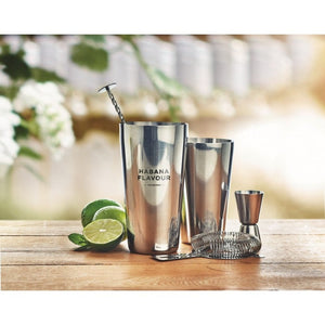 BOSTON - Argento lucido - CASA E VIVERE - Midocean - Home & Living, Set Cocktail 750ml Mo6224, Wine Accesories