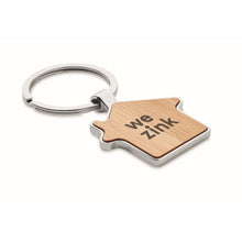 Carica l&#39;immagine nel visualizzatore di Gallery, BURNIE - Legna - PREMI - Midocean - Key Rings / Chains /, Portachiavi In Bamboo Mo9949, Premiums