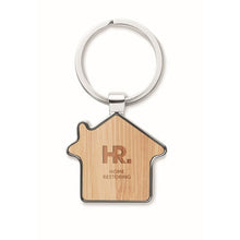 Carica l&#39;immagine nel visualizzatore di Gallery, BURNIE - Legna - PREMI - Midocean - Key Rings / Chains /, Portachiavi In Bamboo Mo9949, Premiums