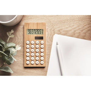 CALCUBAM - Legna - UFFICIO - Midocean - Calcolatrice In Bamboo Mo6215, Calculator, Office