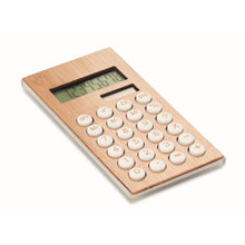 Carica l&#39;immagine nel visualizzatore di Gallery, CALCUBAM - Legna - UFFICIO - Midocean - Calcolatrice In Bamboo Mo6215, Calculator, Office