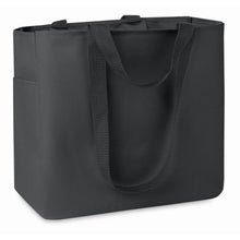 Carica l&#39;immagine nel visualizzatore di Gallery, CAMDEN - Nero - BORSE E VIAGGIO - Midocean - Bags &amp; Travel, Shopper In Poliestere 600d Mo8715, Shopping Bag