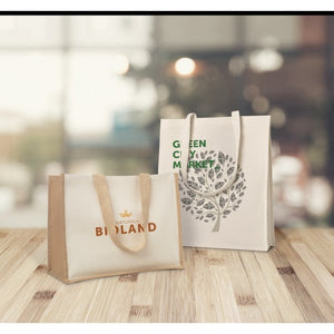 CAMPO DE FIORI - BORSE E VIAGGIO - Midocean - Bags & Travel, Shopper In Juta E Canvas Mo8967, Shopping Bag